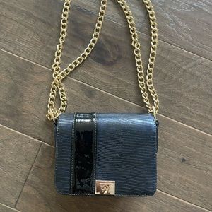 Navy mini purse